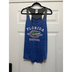Creative Apparel UF Florida Gators Tank Top Women's 2XL Heathered Blue Print